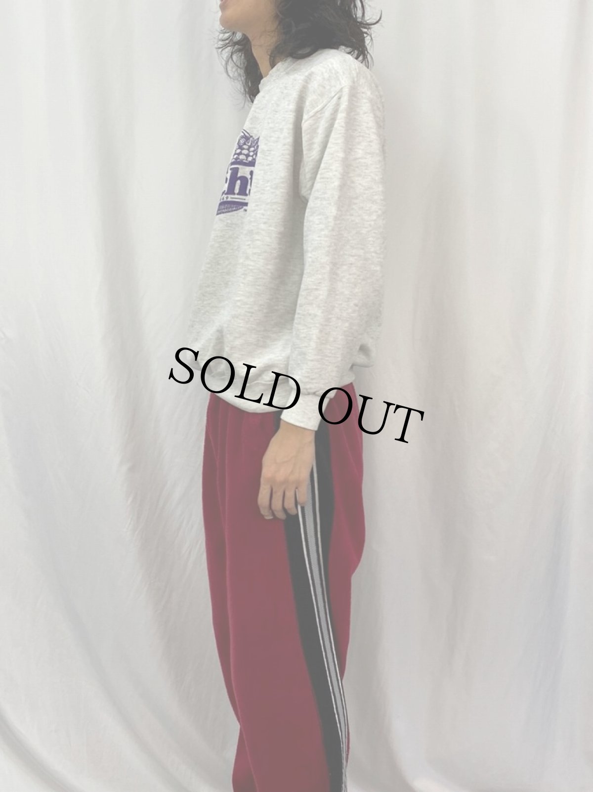 画像3: 90's Lee "Welch's" 飲料メーカー ロゴプリントスウェット L (3)