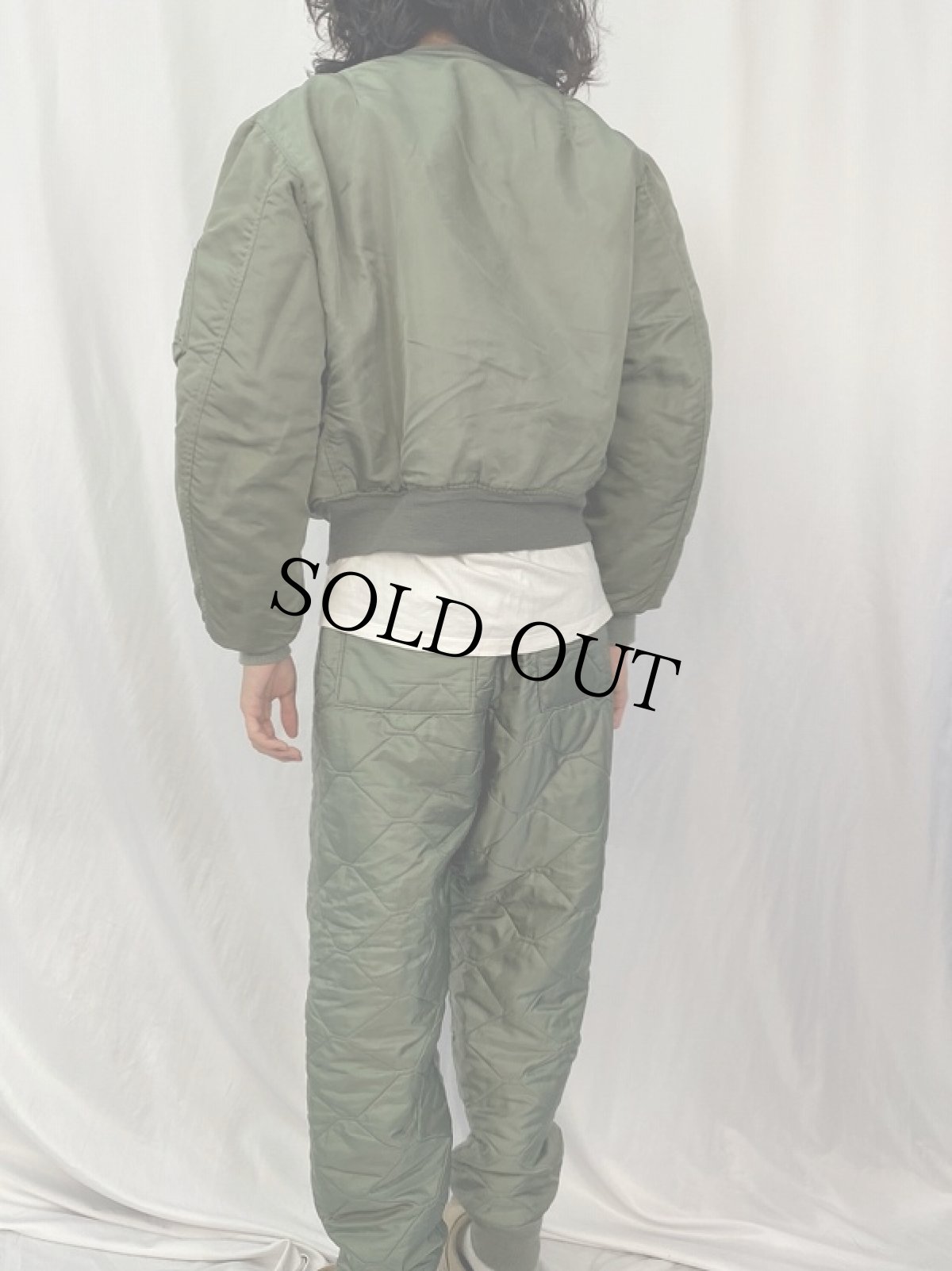 画像4: 60's U.S.AIR FORCE "MA-1 C-TYPE" フライトジャケット MEDIUM (4)