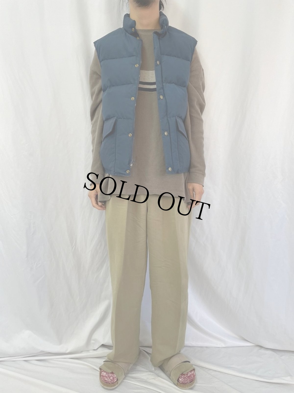 画像2: 90's Woolrich USA製 ダウンベスト L (2)