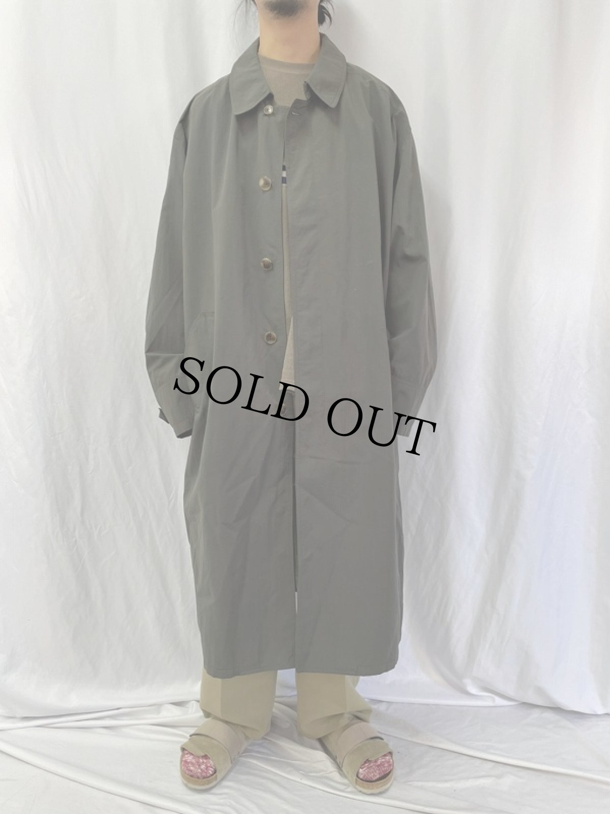 画像2: 80〜90's Eddie Bauer ナイロンステンカラーコート (2)