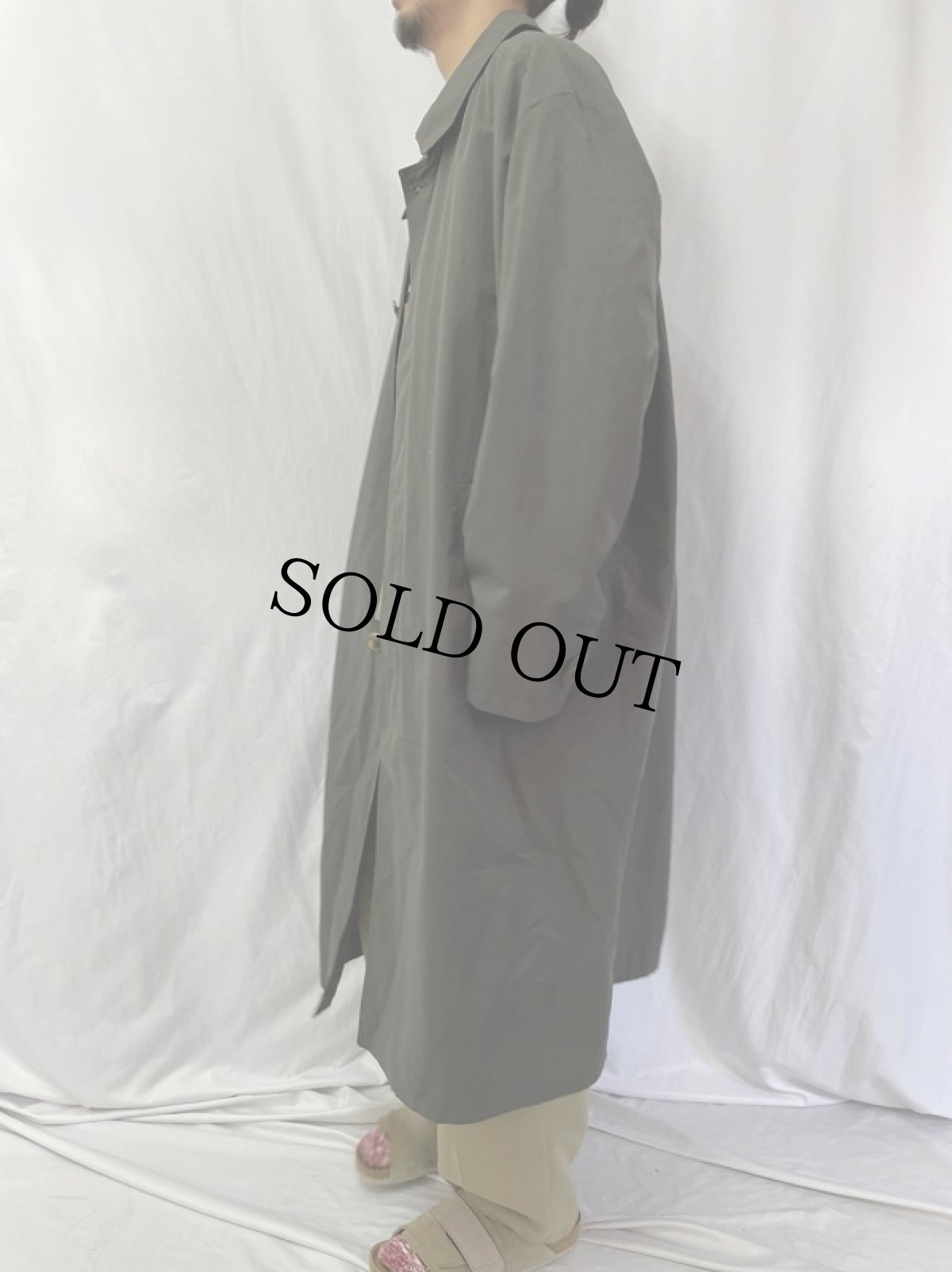 画像3: 80〜90's Eddie Bauer ナイロンステンカラーコート (3)