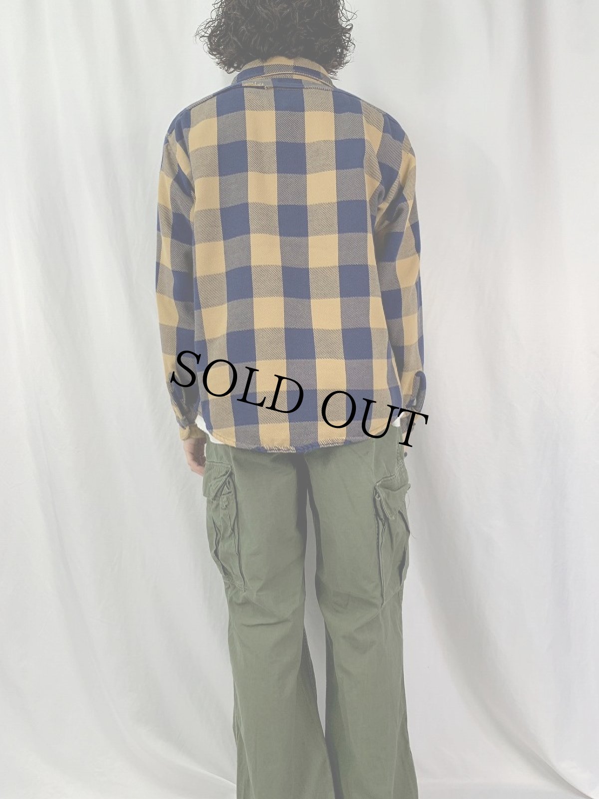 画像4: 70's Mr. Leggs USA製 チェック柄 ヘビーネルシャツ XL (4)