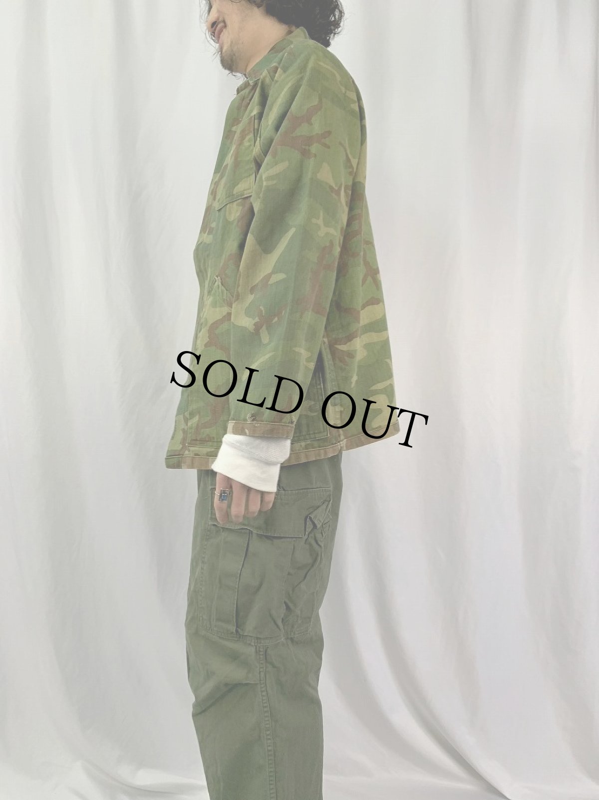 画像6: 80's RANGER カモ柄 リバーシブルジャケット M (6)