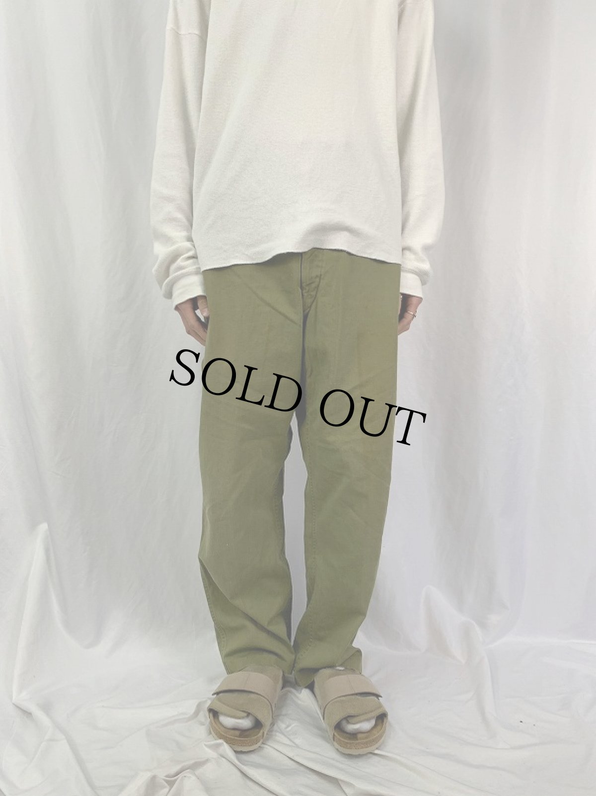 画像2: 60's BOY SCOUTS OF AMERICA チノトラウザーズパンツ W35 (2)