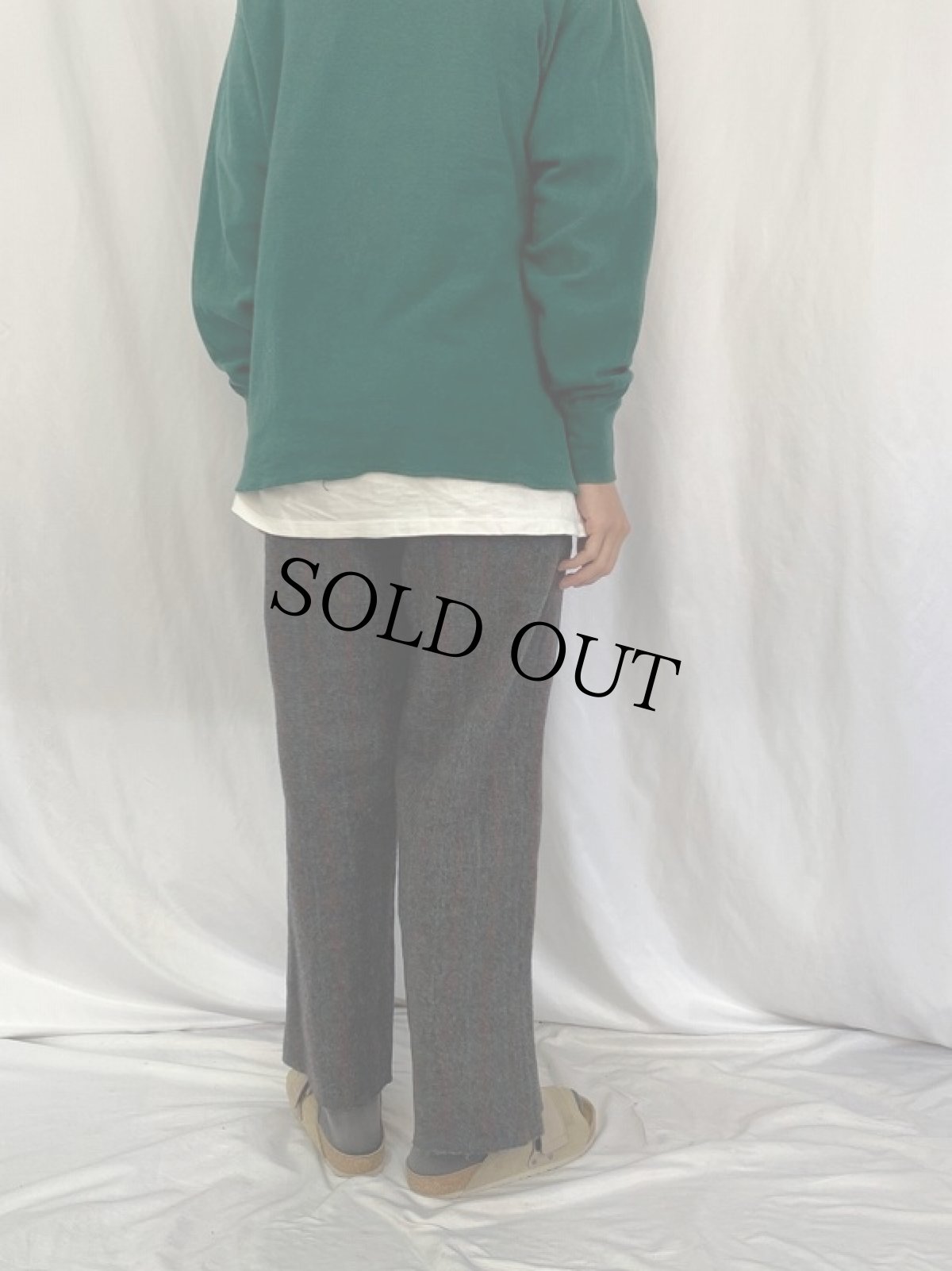 画像4: 70's チェック柄 マローンパンツ W32 (4)