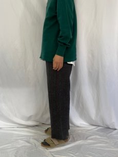 画像3: 70's "MALONE PANTS" チェック柄 メルトンウールパンツ W32 (3)