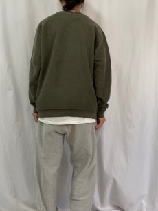 画像4: 90's LANDS'END 前V パイルスウェット XL (4)
