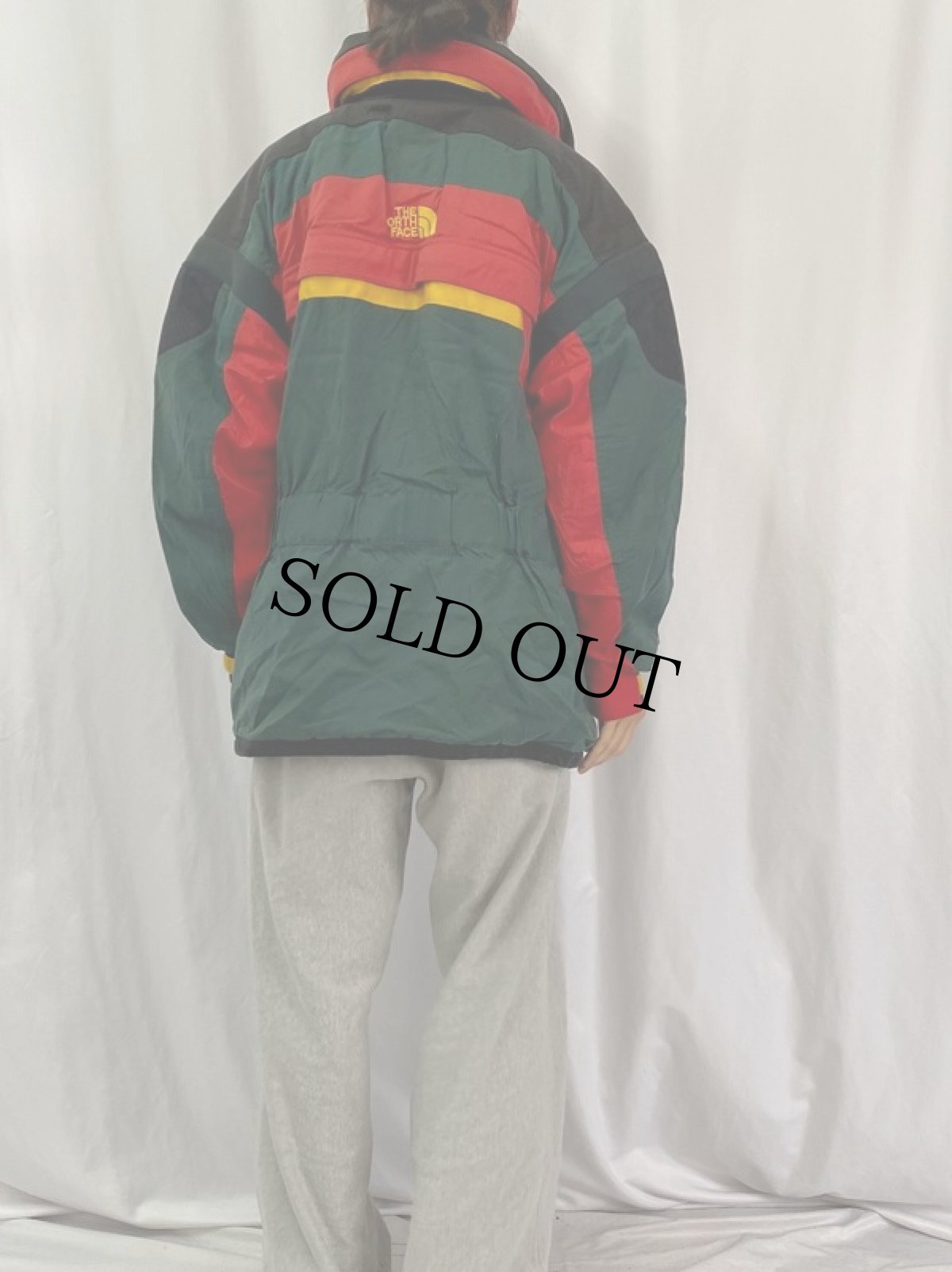 画像4: 90's THE NORTH FACE "GORE-TEX" ラスタカラー ナイロンスキージャケット (4)