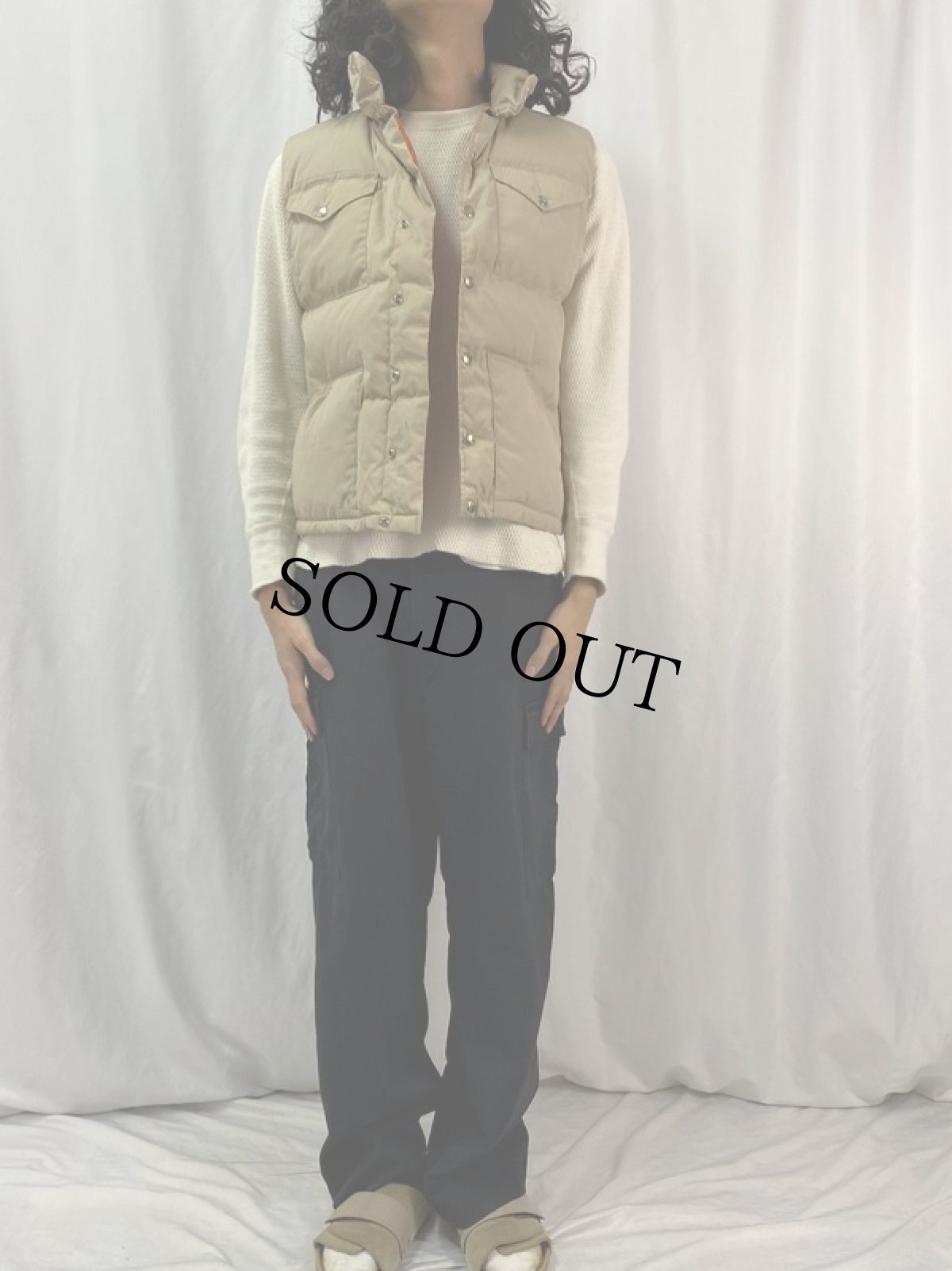 画像2: 70's THE NORTH FACE ダウンベスト XS (2)