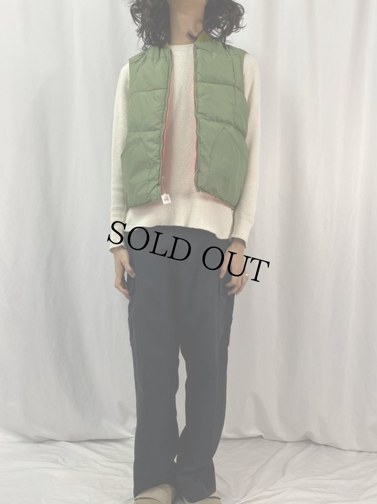 画像3: 70's TIMBERLINE リバーシブルキルティングベスト L (3)