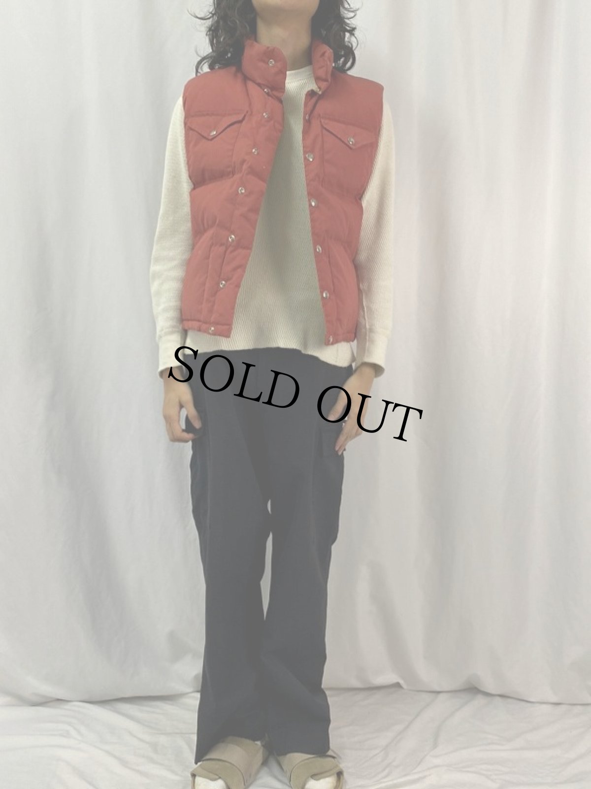 画像2: 80's THE NORTH FACE USA製 ダウンベスト S (2)