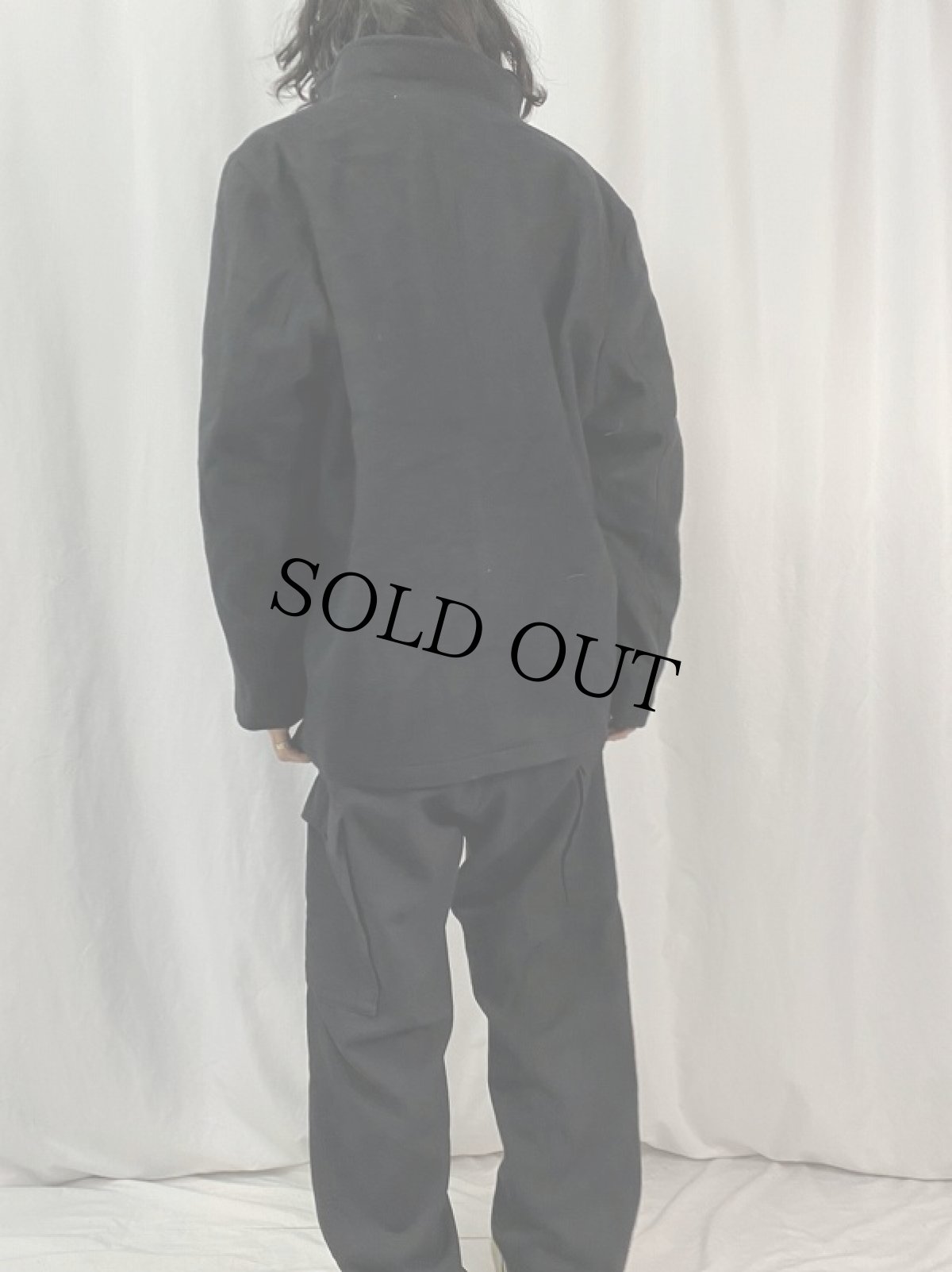 画像4: LAUREN RALPH LAUREN メルトンジップコート BLACK (4)