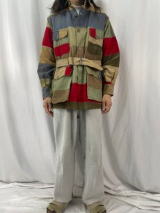 画像2: 70's Abercrombie & Fitch クレイジーパターン サファリジャケット SIZE38 (2)