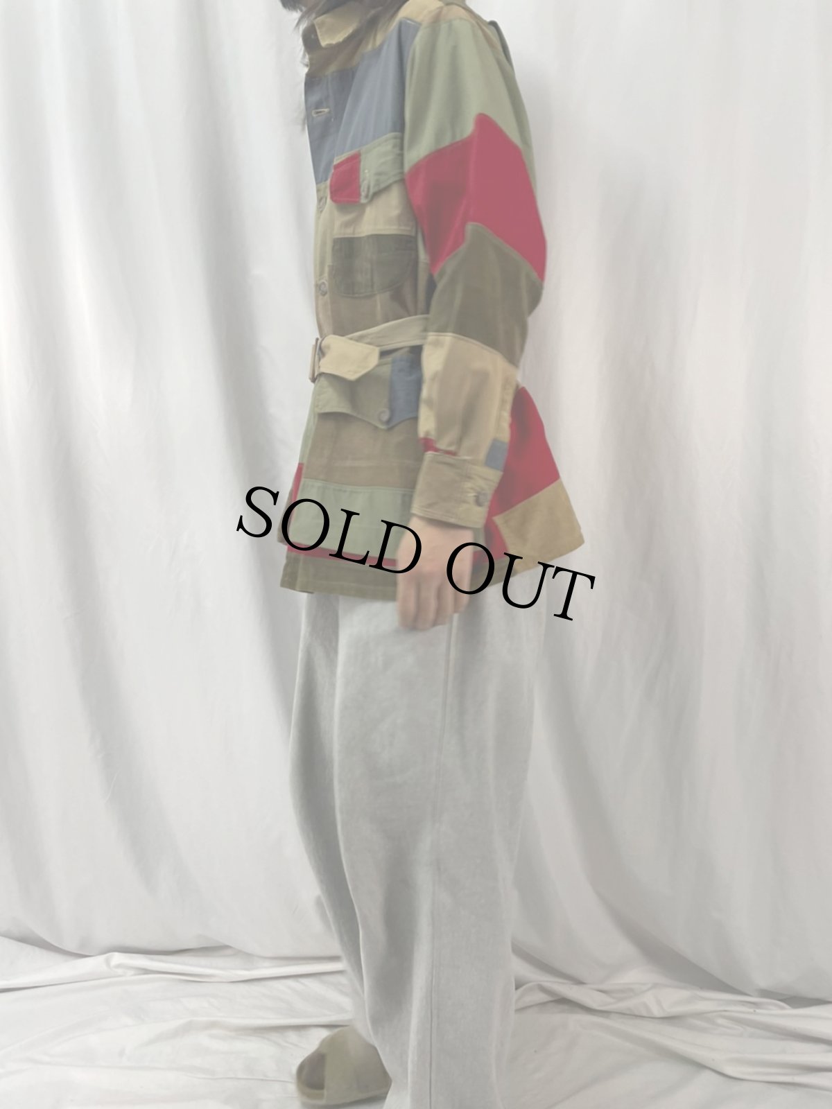 画像3: 70's Abercrombie & Fitch クレイジーパターン サファリジャケット SIZE38 (3)