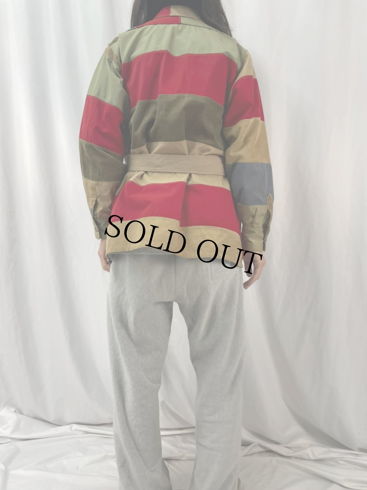 画像4: 70's Abercrombie & Fitch クレイジーパターン サファリジャケット SIZE38 (4)