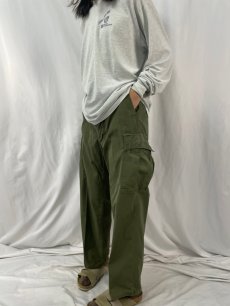 画像3: 60's U.S.ARMY 2nd コットンポプリン ジャングルファティーグパンツ MEDIUM-SHORT (3)