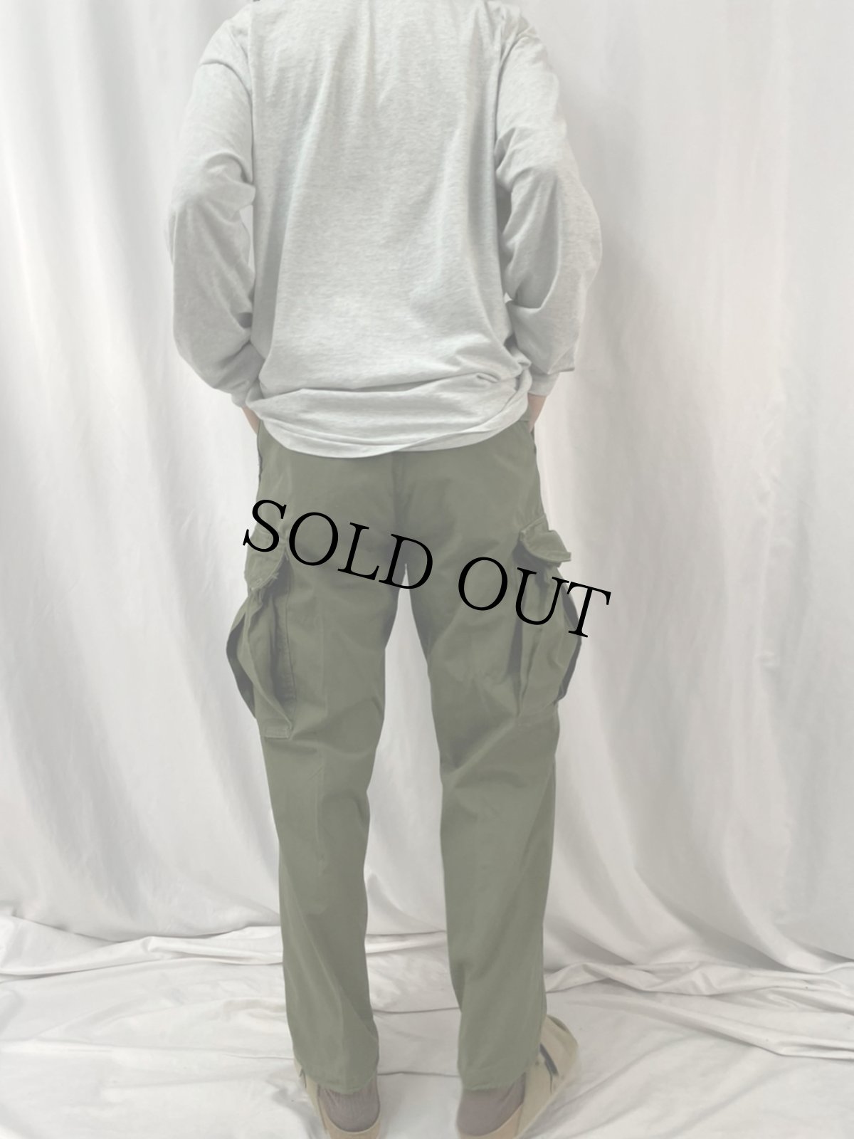 画像4: 60's U.S.ARMY 2nd コットンポプリン ジャングルファティーグパンツ MEDIUM-SHORT (4)