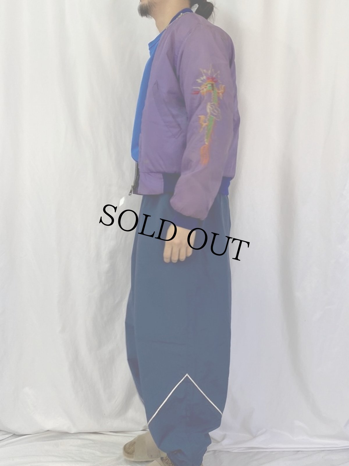 画像3: 70's "TEXAS" 龍刺繍 スーベニアジャケット (3)