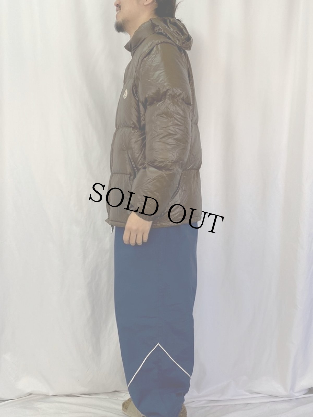 画像3: 90's〜 MONCLER ドッキングデザイン ダウンジャケット (3)