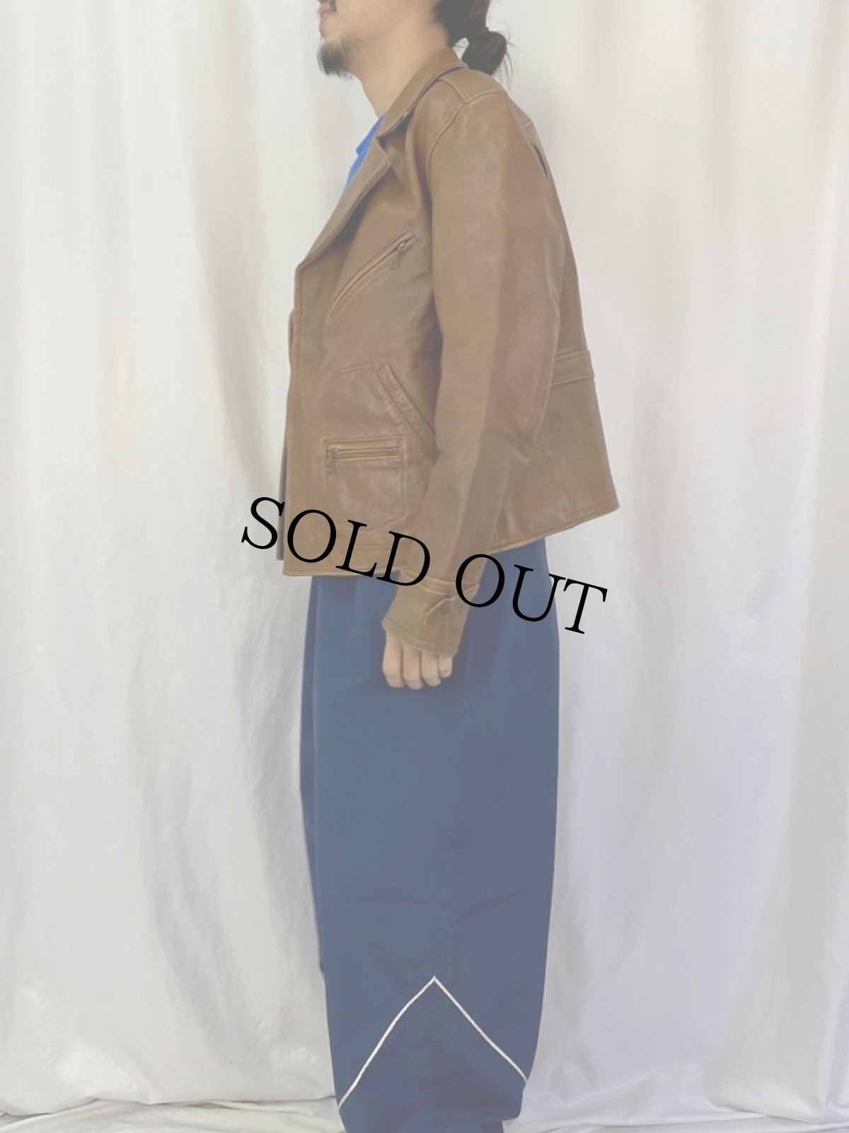 画像3: POLO Ralph Lauren ダブルライダースジャケット L (3)