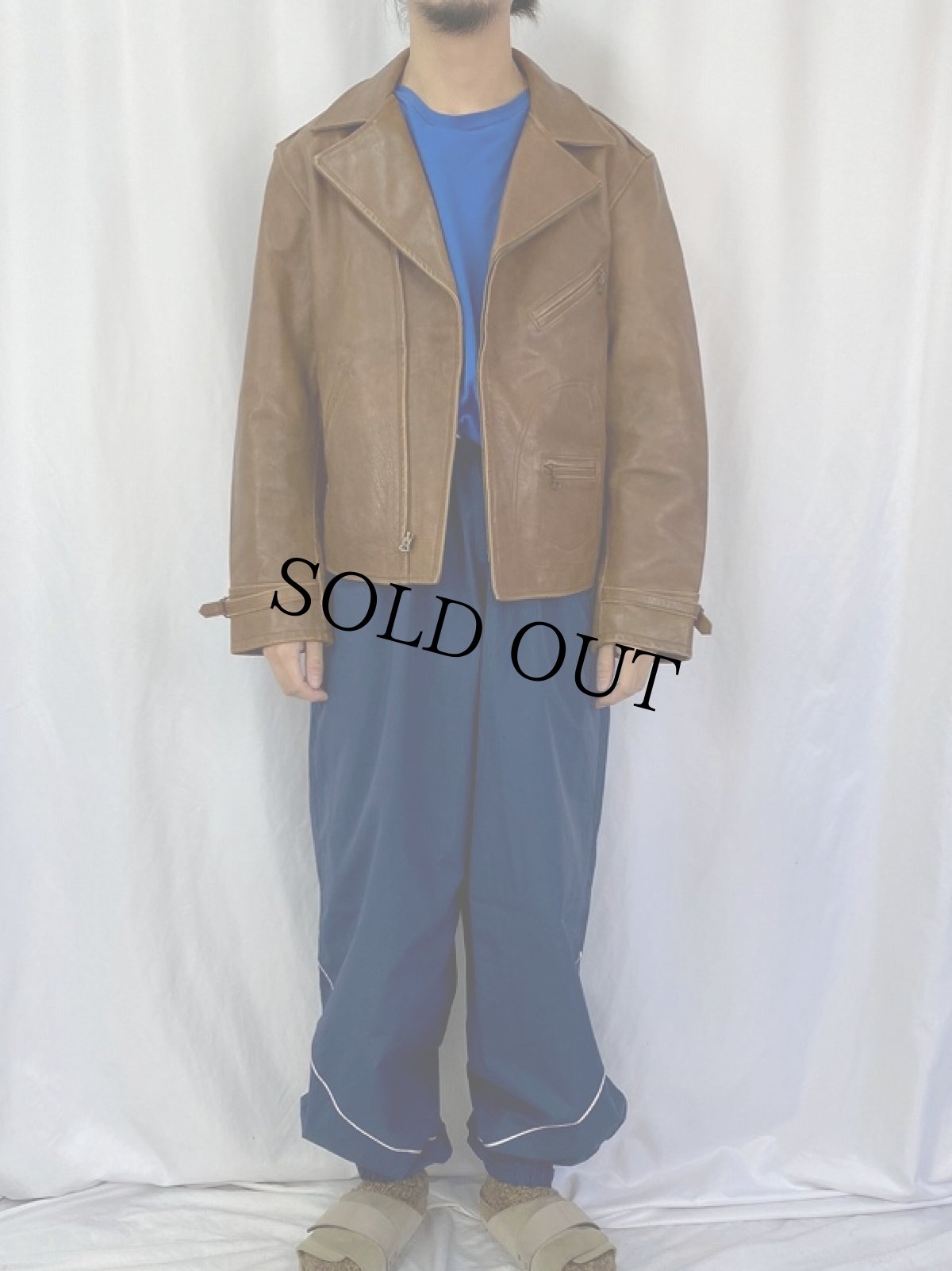 画像2: POLO Ralph Lauren ダブルライダースジャケット L (2)