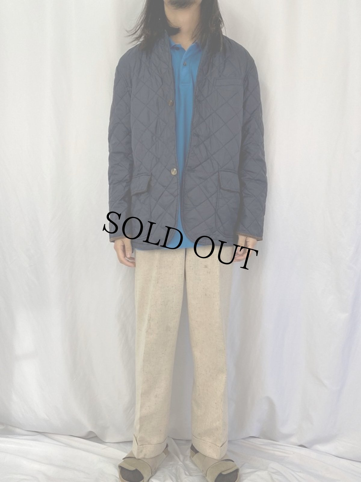 画像2: POLO Ralph Lauren キルティングジャケット L (2)