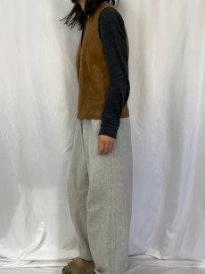 画像3: 50's ニット切替 プルオーバーヌバックベスト (3)