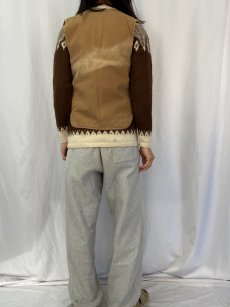 画像4: 70's Carhartt プリントタグ ボアライナー ダックベスト S (4)