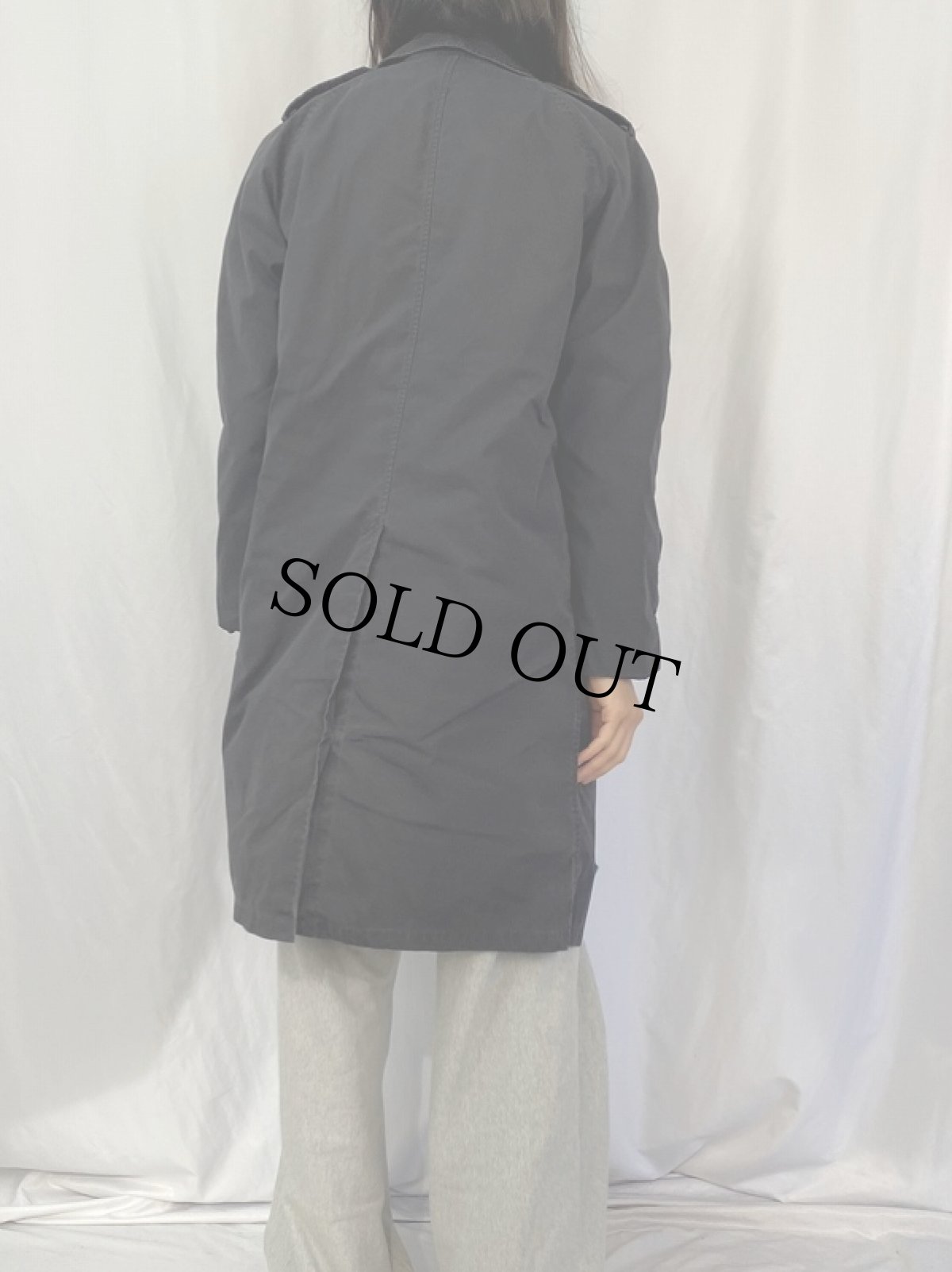 画像4: 80's U.S.AIR FORCE ALL WEATHER COAT ボアライナー付き BLACK 36R (4)