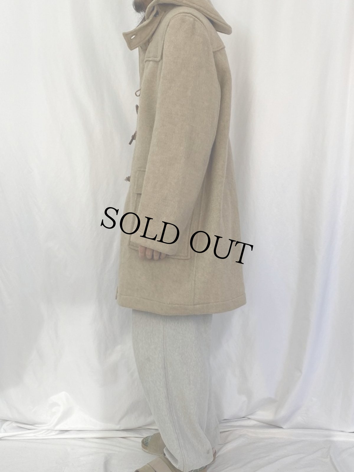 画像3: 70's Norm Thompson GREAT BRITAIN製 メルトンダッフルコート SIZE42 (3)