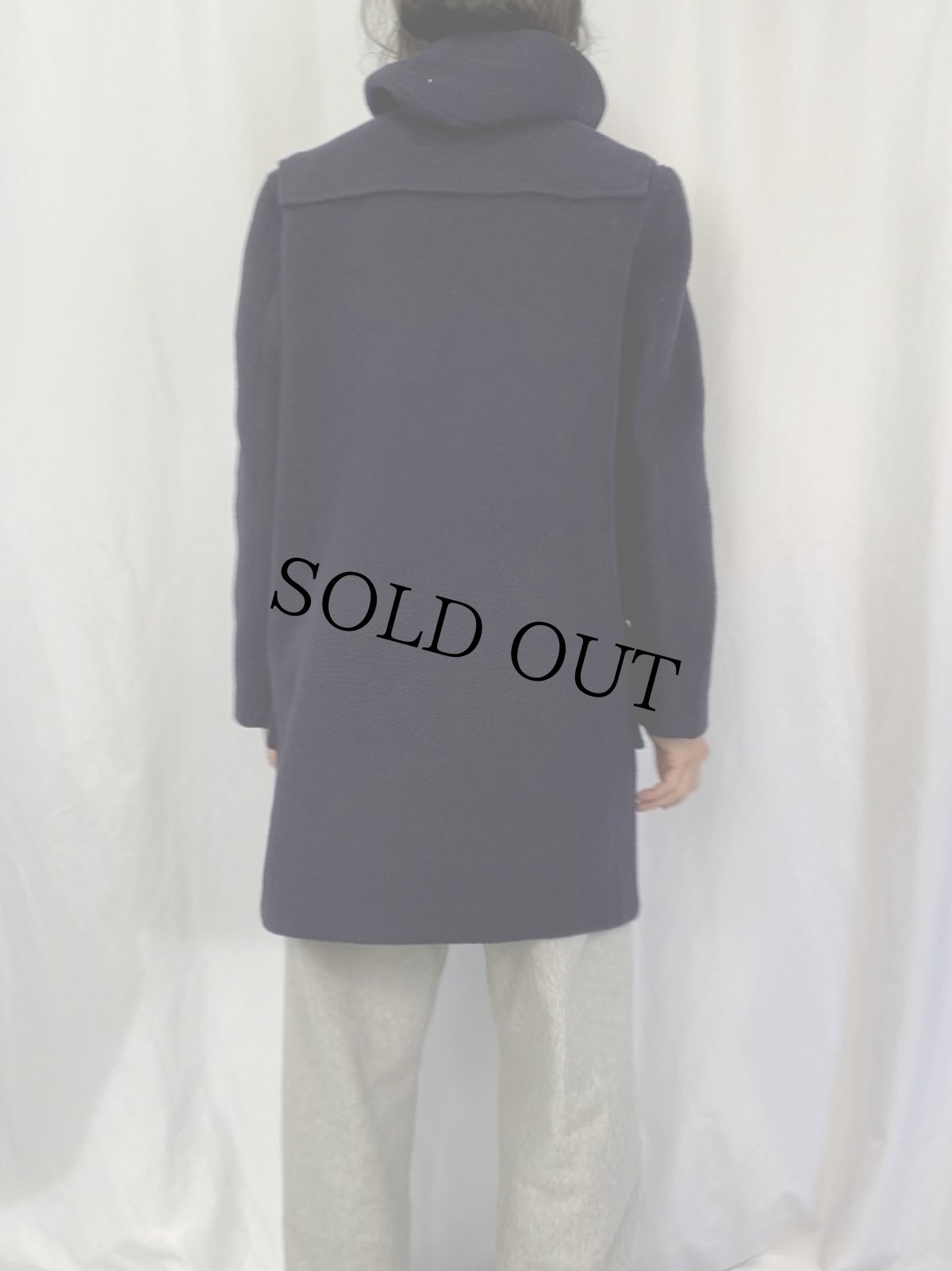 画像4: 70's Gloverall ENGLAND製 メルトンダッフルコート SIZE42 (4)