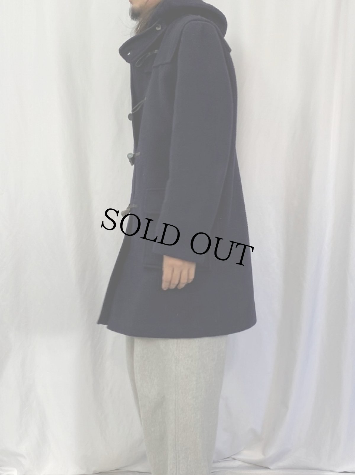 画像3: 70's Gloverall ENGLAND製 メルトンダッフルコート SIZE42 (3)