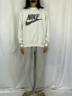 画像2: 90's NIKE ロゴプリントスウェット (2)