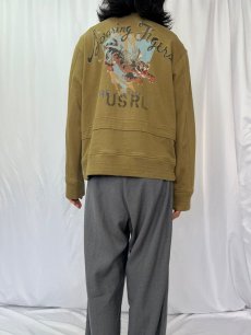 画像4: POLO Ralph Lauren "Soaring Tiger USRL" ワッペン×プリント ミリタリージャケット L (4)