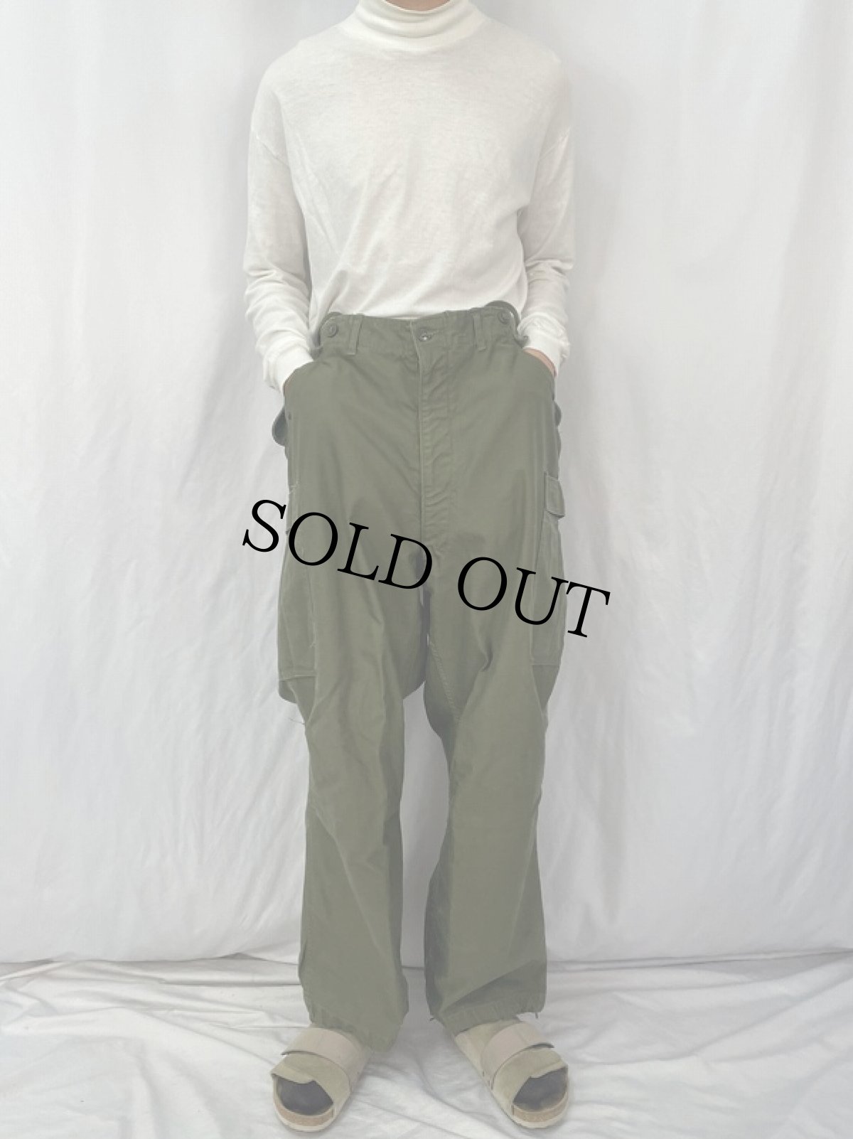 画像2: 50's U.S.ARMY M-51 フィールドパンツ REGULAR-LARGE (2)