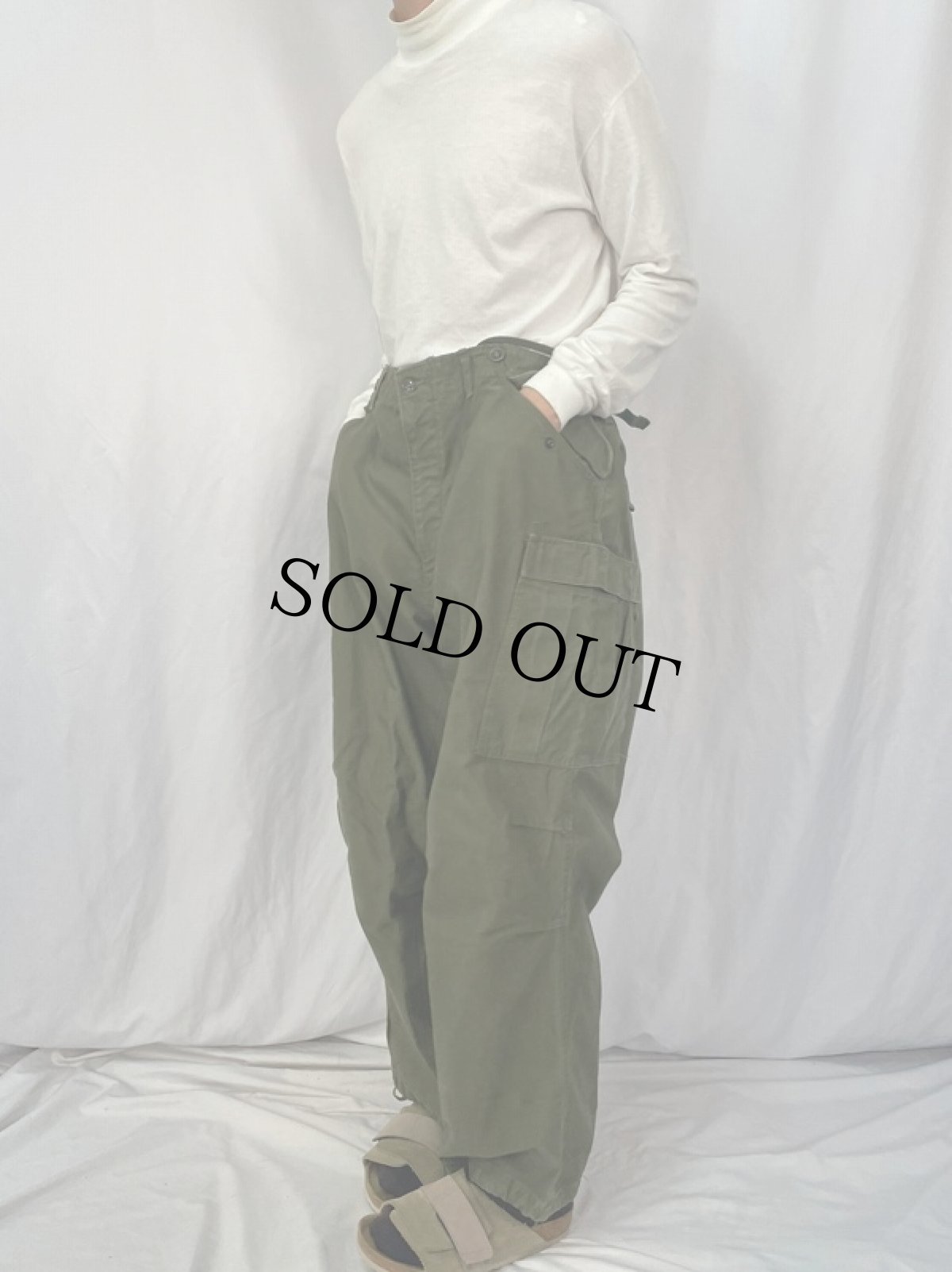 画像3: 50's U.S.ARMY M-51 フィールドパンツ REGULAR-LARGE (3)