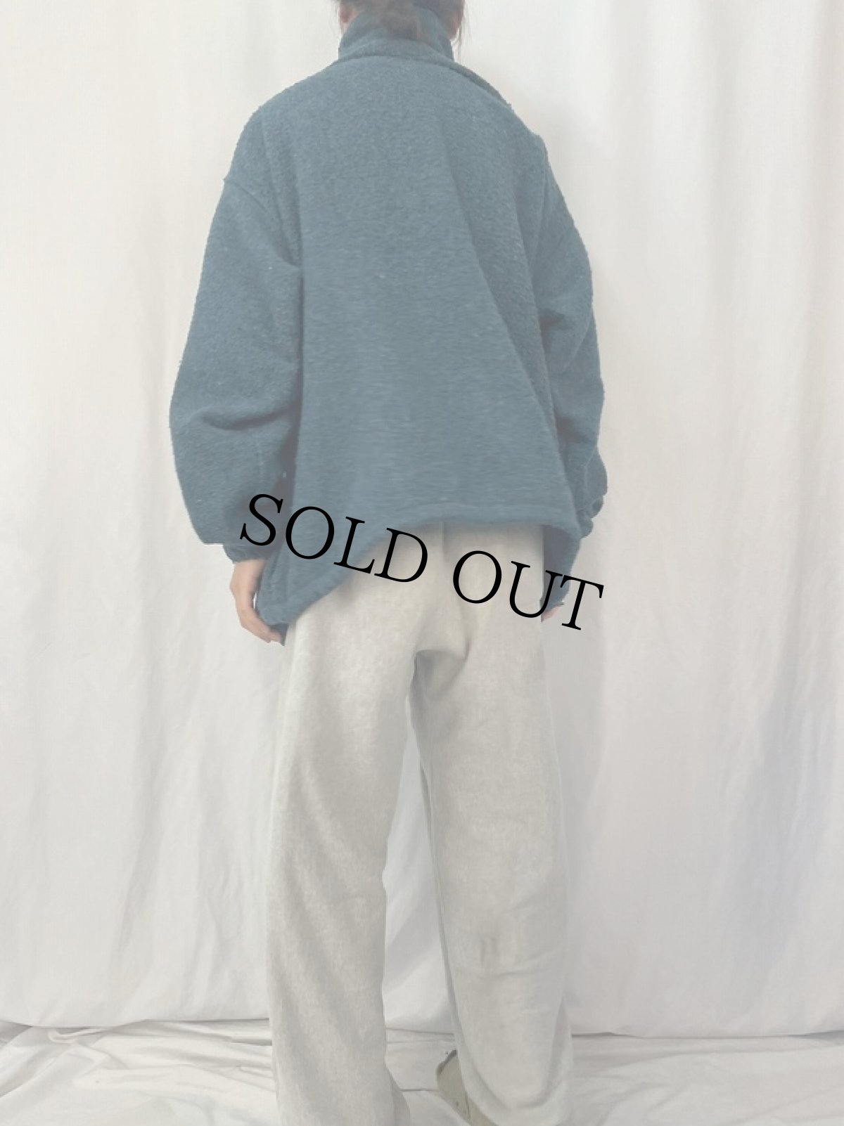 画像4: EARTH RAGS オオカミ刺繍 プルオーバージャケット XXL (4)