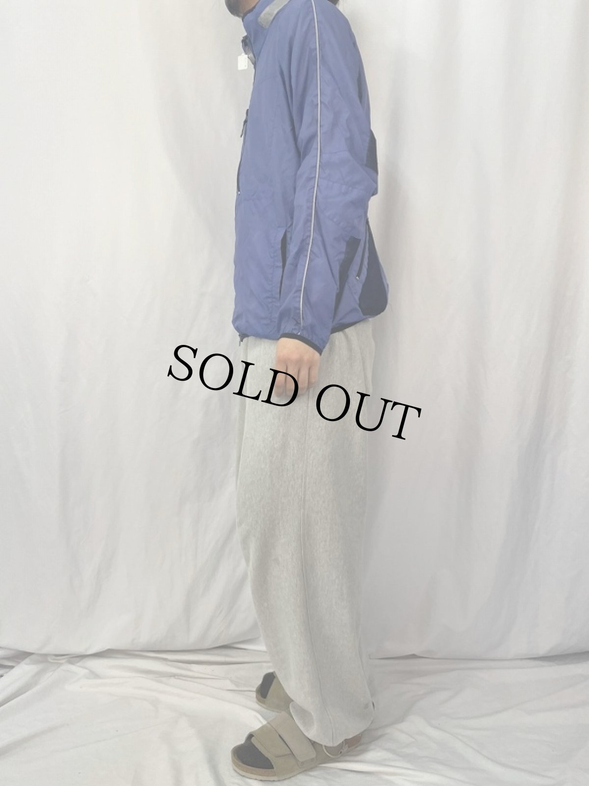 画像3: 90's〜 ナイロンジップジャケット L (3)