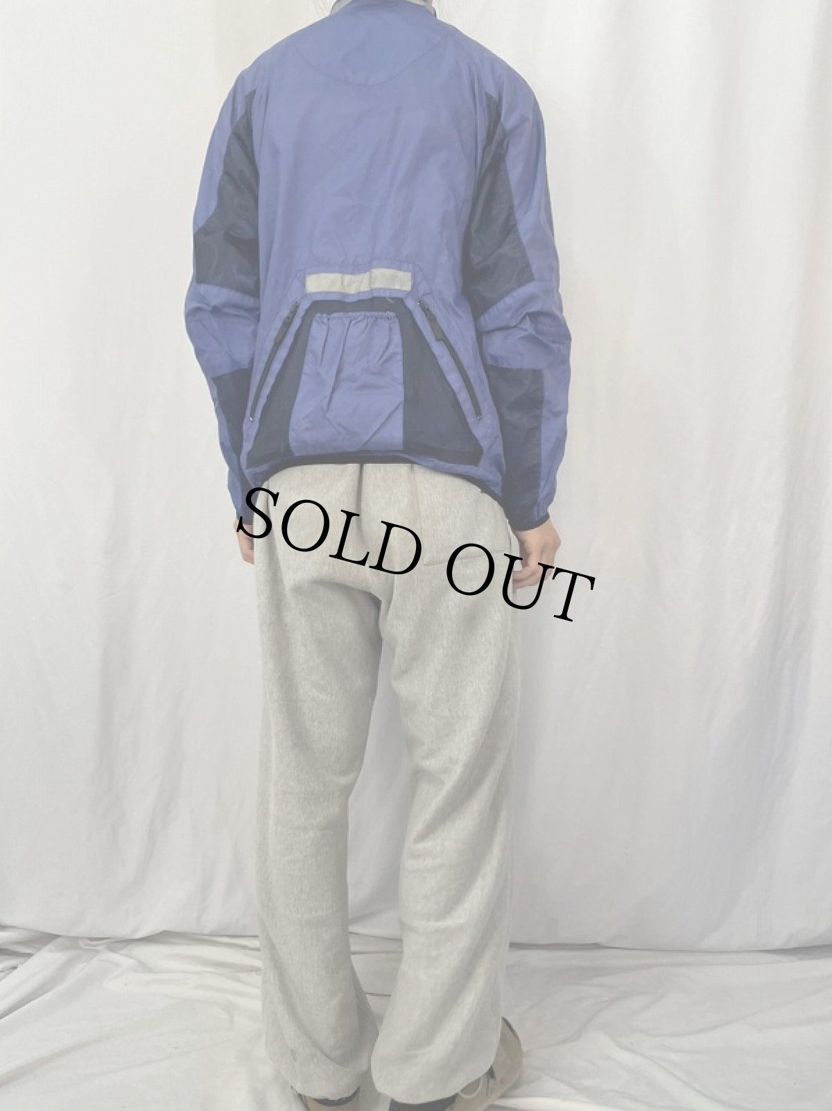 画像4: 90's〜 ナイロンジップジャケット L (4)