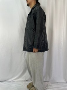 画像3: GAP レザージャケット L BLACK (3)