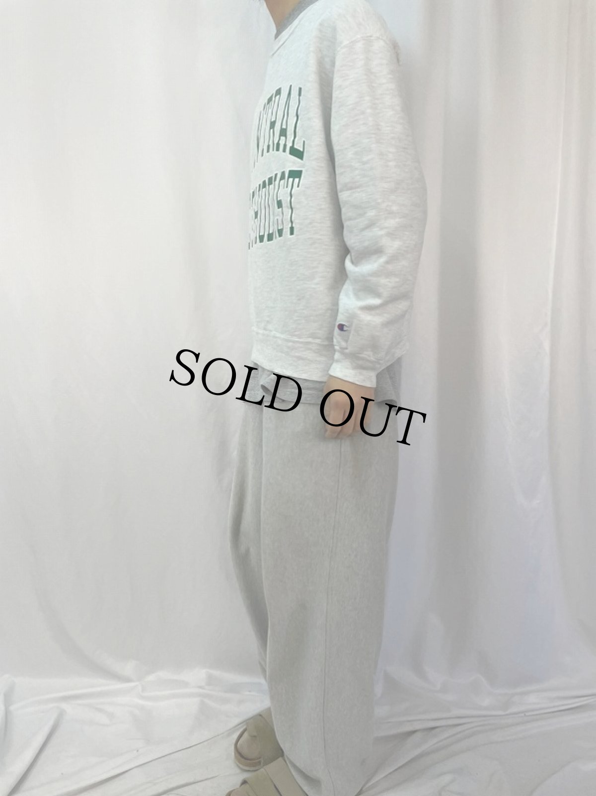 画像3: 90's Champion USA製 "CENTRAL METHODIST" プリントスウェット XXL (3)