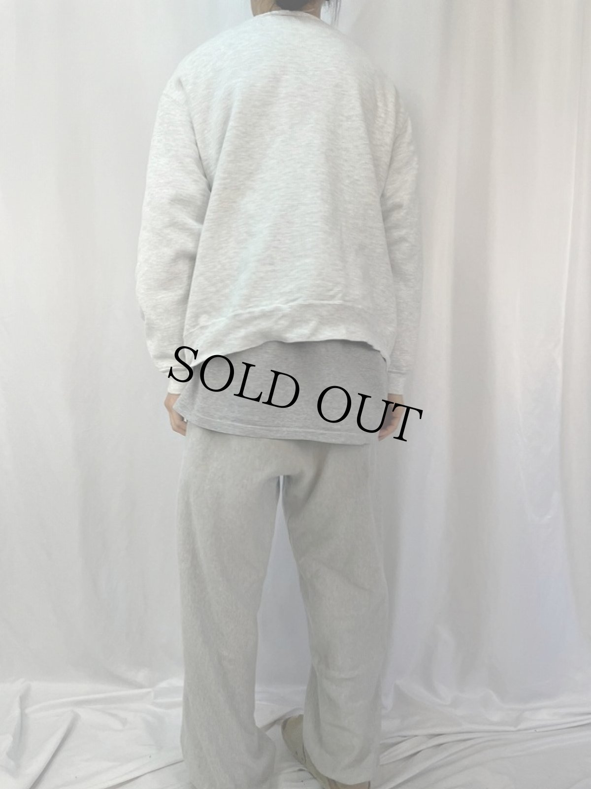 画像4: 90's Champion USA製 "CENTRAL METHODIST" プリントスウェット XXL (4)