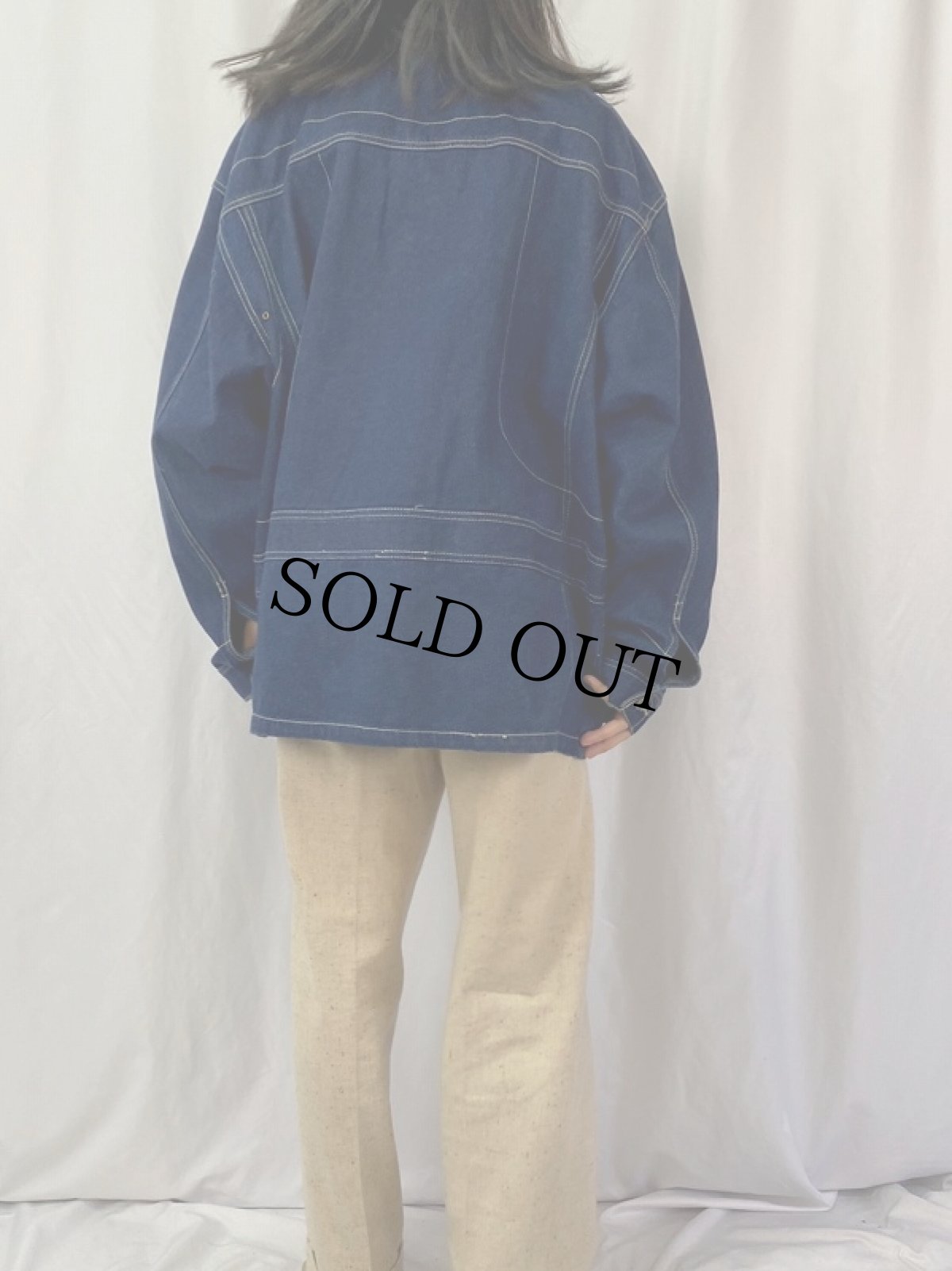 画像4: デザインデニムジャケット 2XL (4)