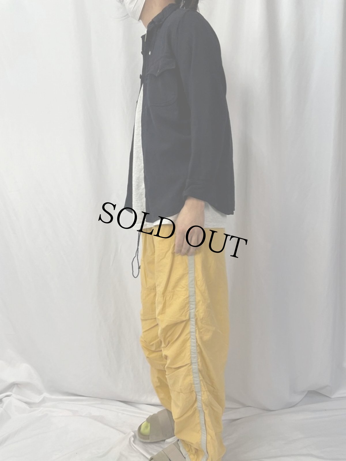 画像3: 40's U.S.NAVY NAVAL CLOTHING FACTORY 片ポケ CPOシャツ NAVY (3)