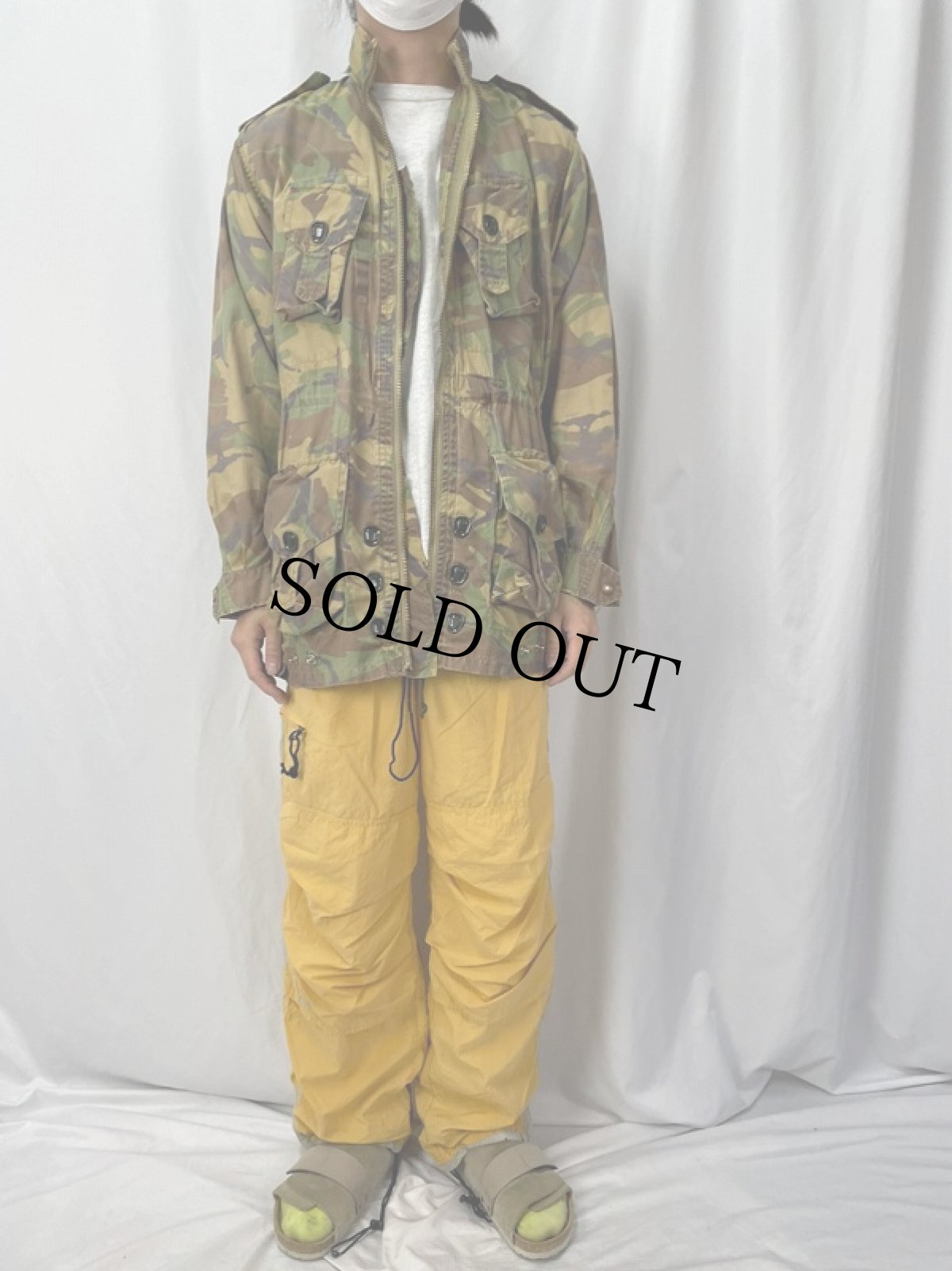 画像2: 70's ROYAL CANADIAN AIR FORCE DPMカモ柄 パラシュートジャケット  (2)