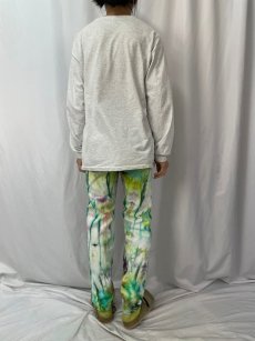 画像4: 【SALE】  80's Levi's 501 USA製 タイダイ染め ホワイトデニムパンツ W28 (4)
