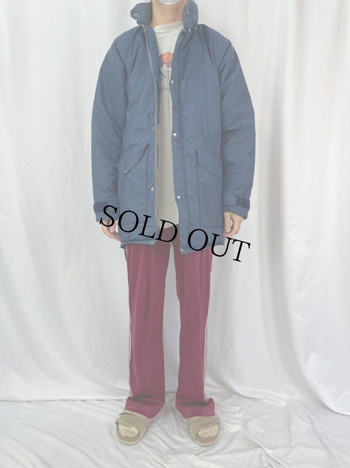 画像2: 70's THE NORTH FACE 茶タグ ダウンジャケット L (2)