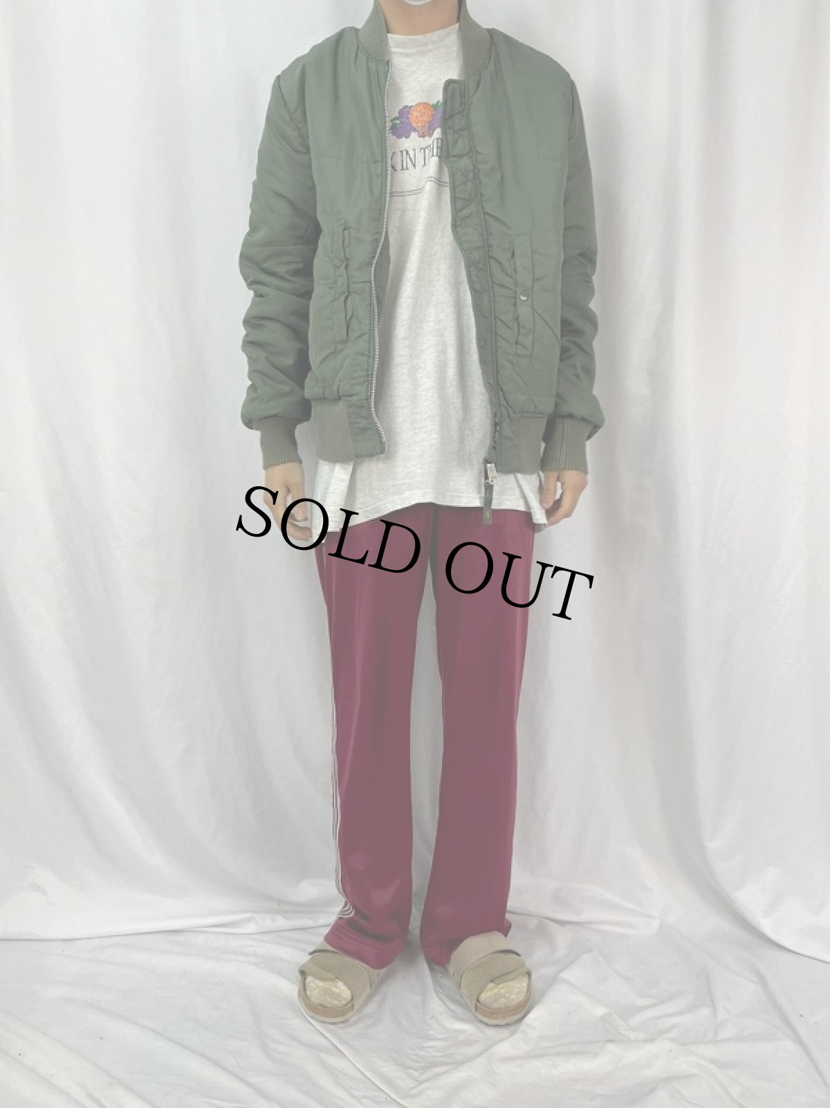 画像5: 民間品 ALPHA INDUSTRIES,INC. MA-1 フライトジャケット LARGE (5)