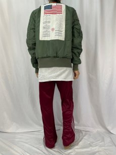 画像3: 民間品 ALPHA INDUSTRIES,INC. MA-1 フライトジャケット LARGE (3)