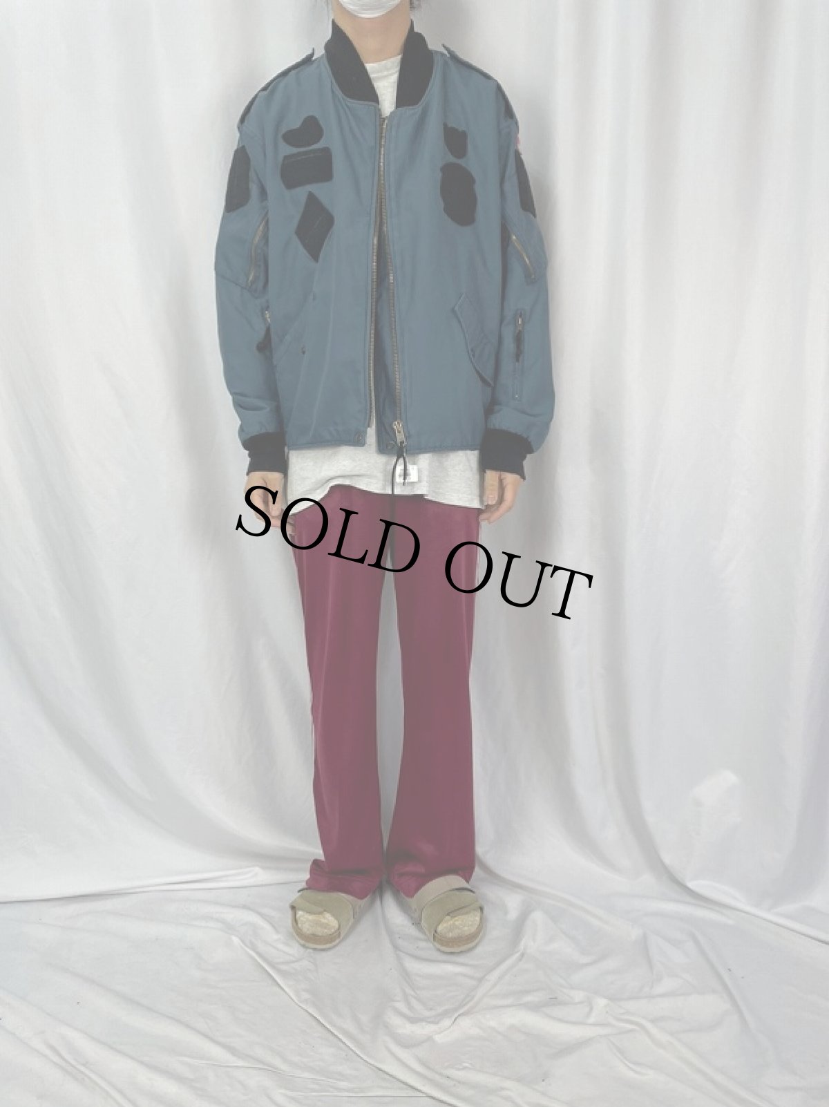 画像2: 90's ROYAL CANADIAN AIR FORCE フライトジャケット (2)